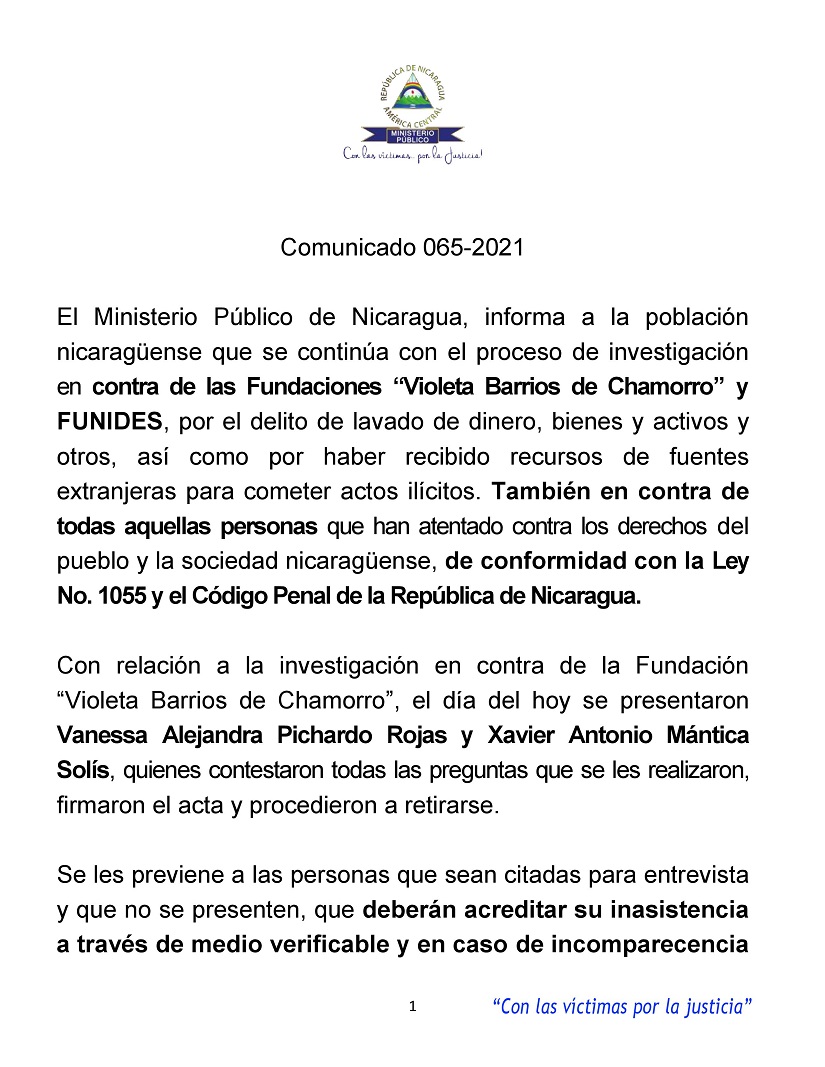 comunicado